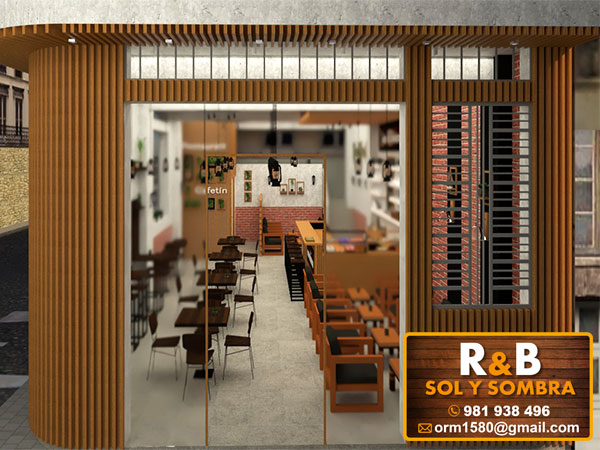 tehos de madera, techos sol y sombra