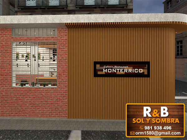 tehos de madera, techos sol y sombra