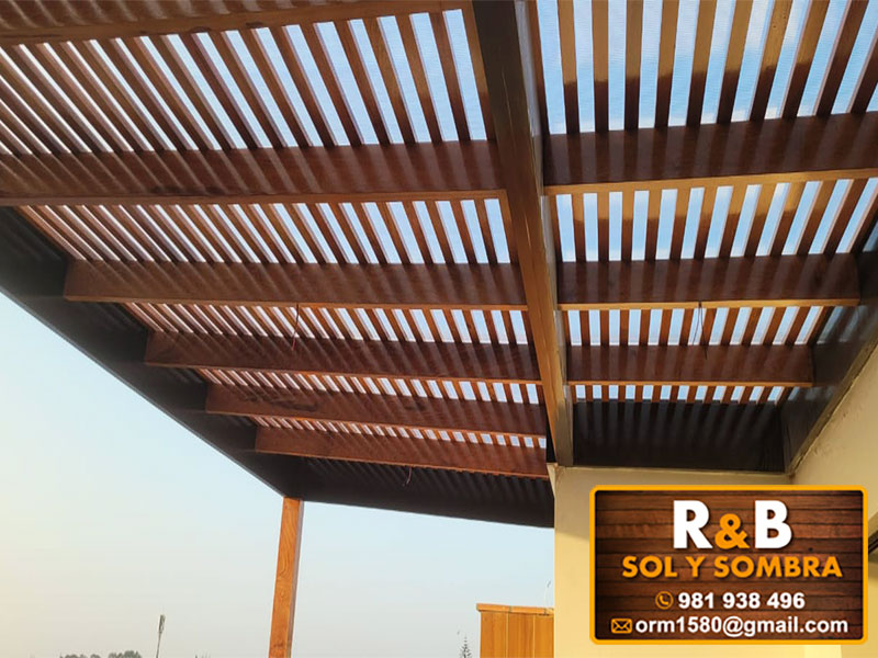 fabricacion de techos de madera con acabados finos, techos sol y sombra, techos machihembrados y techos colgantes