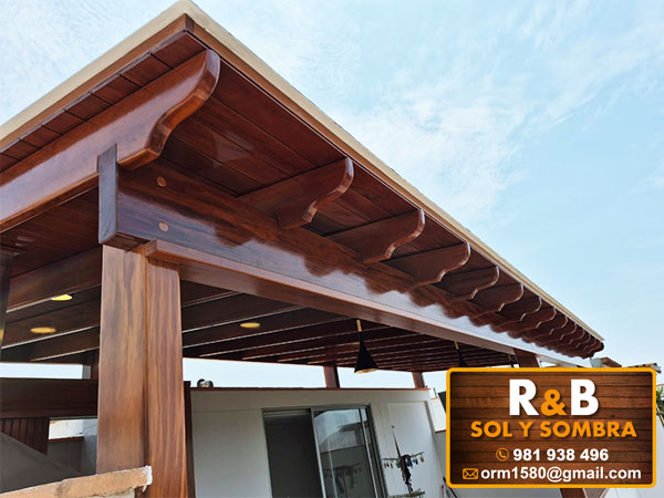 fabricacion de techos machihembrados con acabados finos, techos sol y sombra, techos de madera y techos colgantes